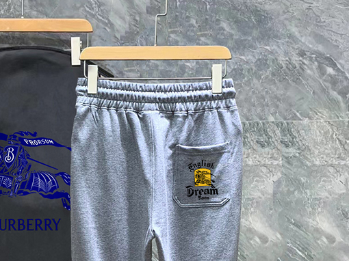 バーバリーコピー ウエストゴムロゴスポーツパンツ