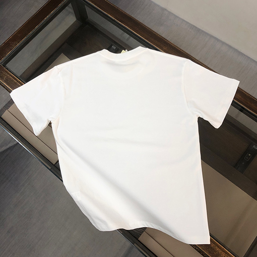 ロエベスーパーコピー  胸ロゴプリント半袖Tシャツ