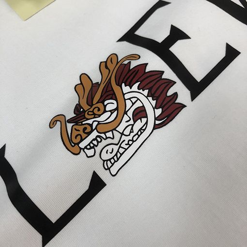 ロエベ 胸ロゴプリント半袖Tシャツ
