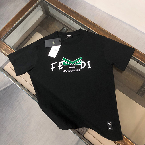 フェンディ シリコンプリント半袖Tシャツ