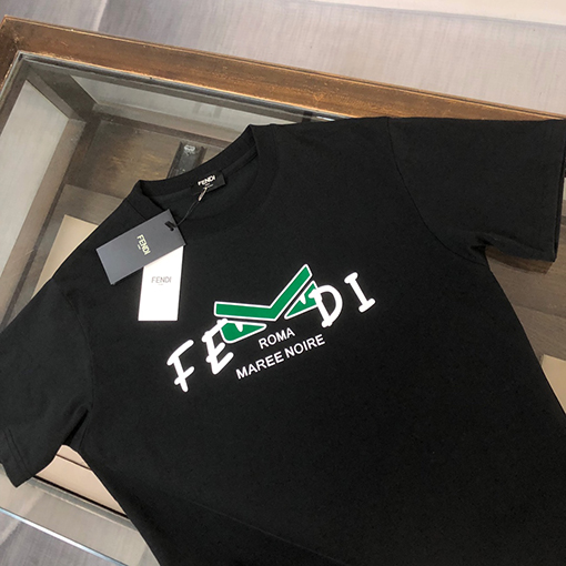 フェンディ シリコンプリント半袖Tシャツ