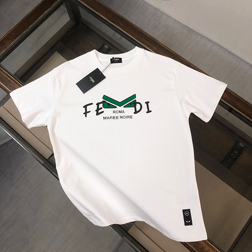 フェンディ シリコンプリント半袖Tシャツ