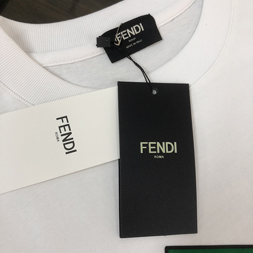フェンディ シリコンプリント半袖Tシャツ