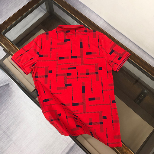 バーバリー 新しい ロゴ刺繍半袖ポロシャツ