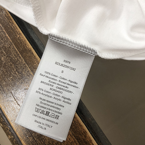 ディオール 絵画落書き半袖ポロシャツ