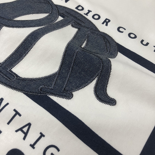 ディオール ロゴ刺繍半袖Tシャツ