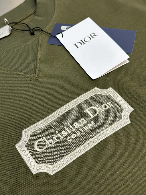 ディオール   水溶刺繍ロゴ半袖Tシャツ
