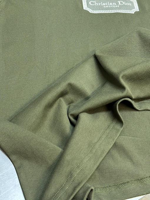 ディオール   水溶刺繍ロゴ半袖Tシャツ
