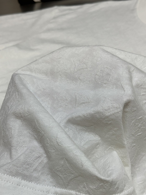 ルイヴィトンスーパーコピー 薄手のジャカード半袖Tシャツ