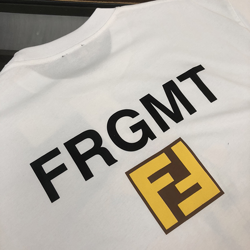 フェンディコピー  新しいカップルのラウンドネック半袖Tシャツ