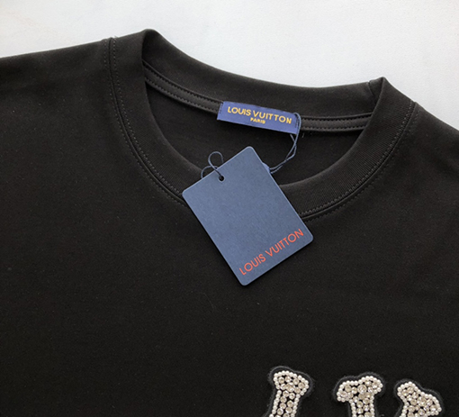 ルイヴィトン  新しい ビーズ半袖Tシャツ