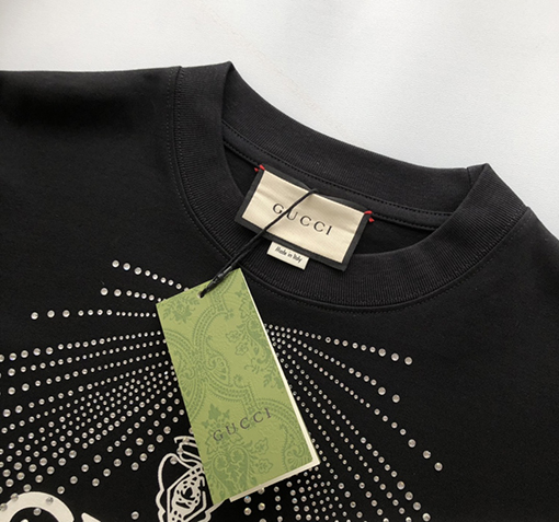 グッチコピー  新しい文字プリント半袖Tシャツ