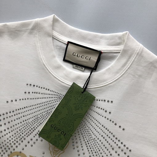 グッチコピー  新しい文字プリント半袖Tシャツ