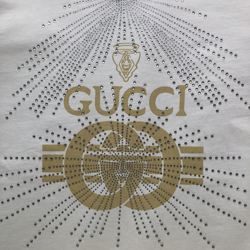 グッチコピー  新しい文字プリント半袖Tシャツ
