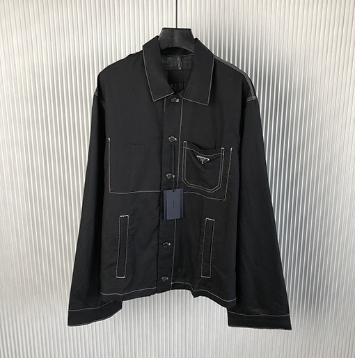 プラダコピー 新しいチャンブレジャケットシャツジャケット