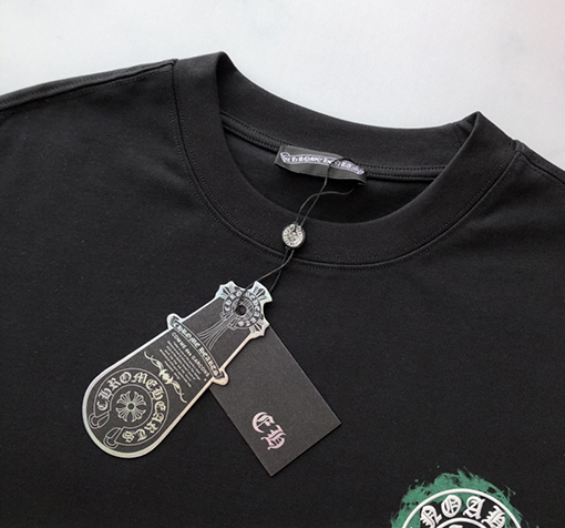 クロムハーツスーパーコピー  新しいフォーム文字プリント半袖Tシャツ
