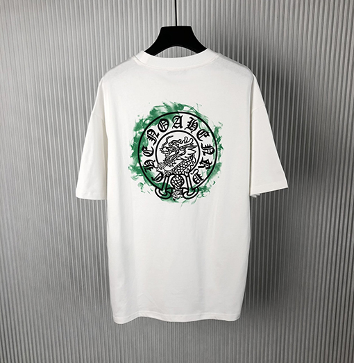 クロムハーツスーパーコピー  新しいフォーム文字プリント半袖Tシャツ