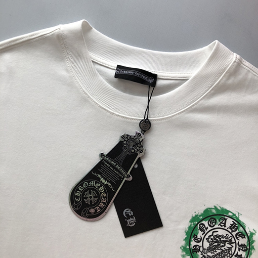 クロムハーツスーパーコピー  新しいフォーム文字プリント半袖Tシャツ
