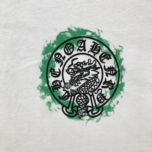 クロムハーツスーパーコピー  新しいフォーム文字プリント半袖Tシャツ