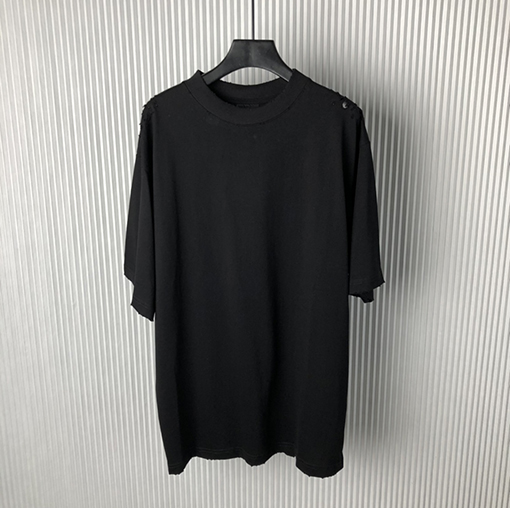 バレンシアガスーパーコピー 新しいクラックプリント半袖Tシャツ