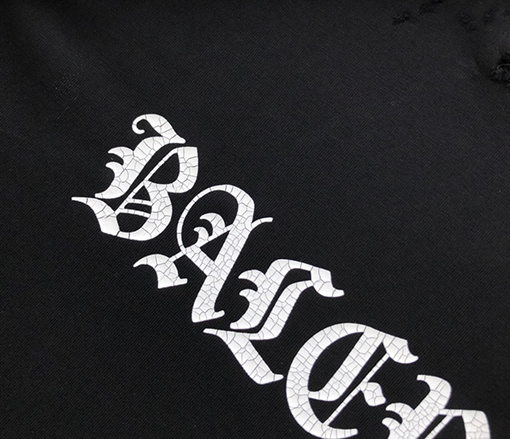 バレンシアガスーパーコピー 新しいクラックプリント半袖Tシャツ