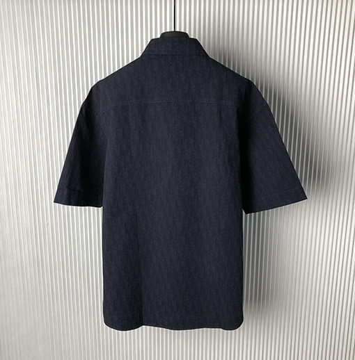 ディオール 新しいデニムモノグラム半袖シャツ
