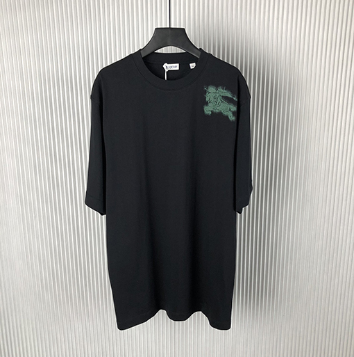 バーバリースーパーコピー 新しいラウンドネック半袖Tシャツ
