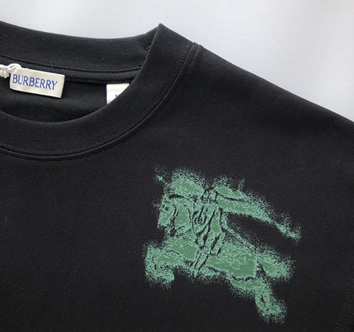 バーバリースーパーコピー 新しいラウンドネック半袖Tシャツ