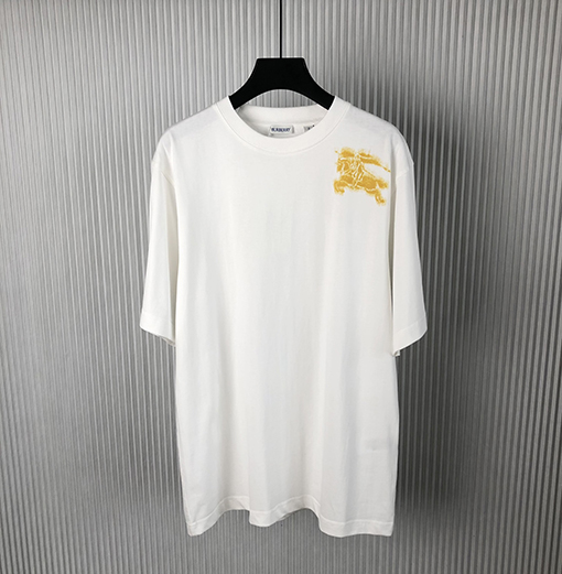 バーバリースーパーコピー 新しいラウンドネック半袖Tシャツ