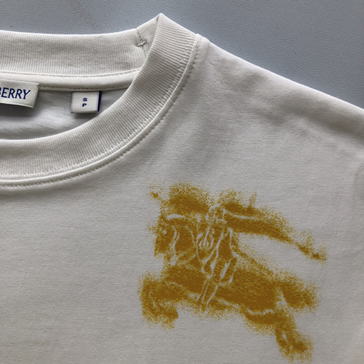 バーバリースーパーコピー 新しいラウンドネック半袖Tシャツ