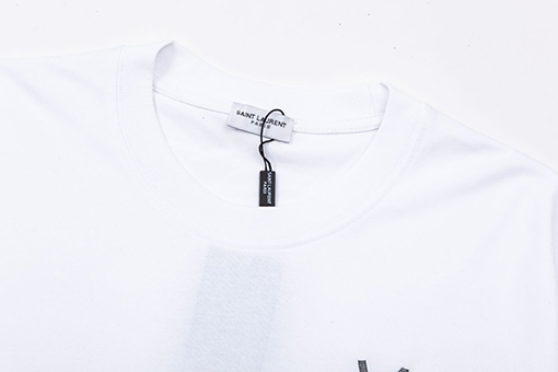 サンローラン クラシックYSL刺繍半袖Tシャツ