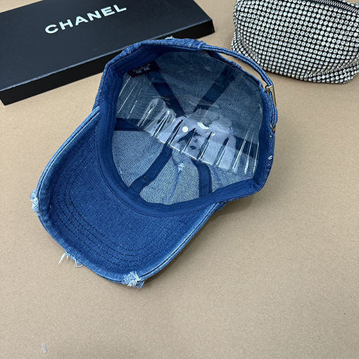 サンローランYSLロゴデニム cap 帽子