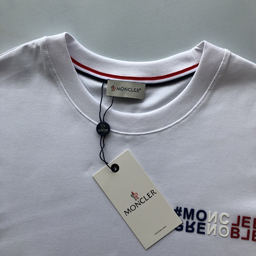 モンクレール 新しい立体文字半袖Tシャツ