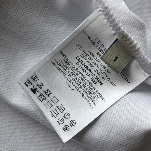 モンクレール 新しい立体文字半袖Tシャツ