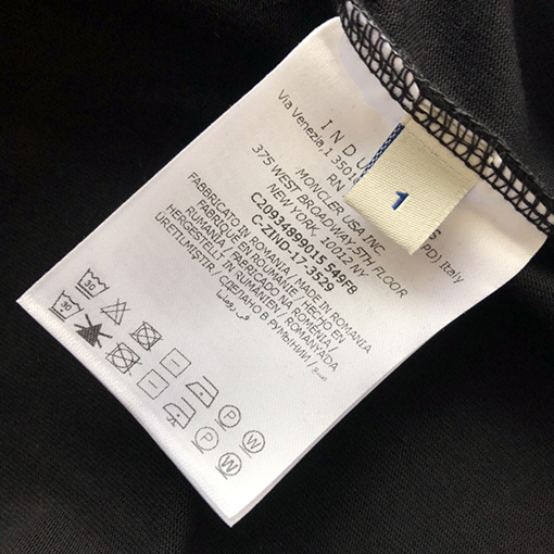モンクレール  新しい立体文字半袖Tシャツ