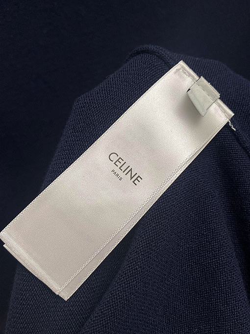セリーヌ クラシックな凱旋門綿平織りニットゆったり半袖Tシャツ