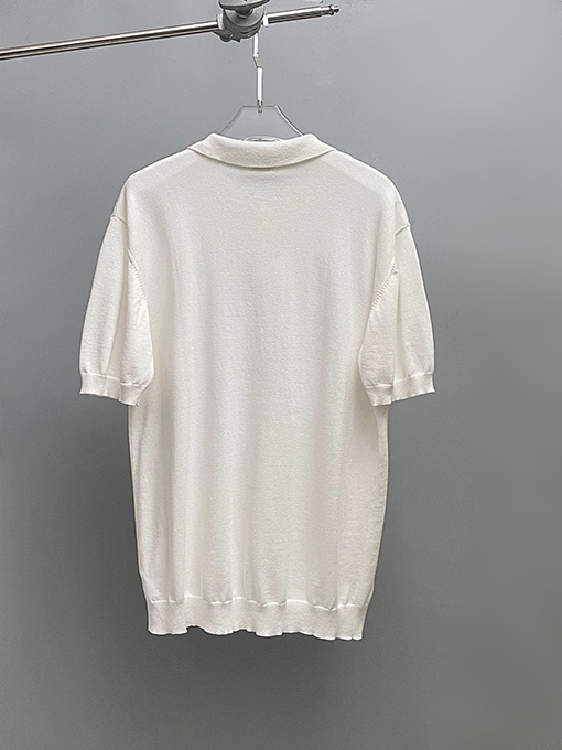 セリーヌ クラシックな凱旋門綿平織りニットゆったり半袖Tシャツ