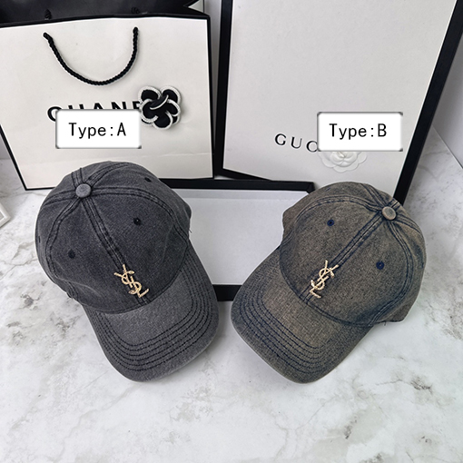 サンローランYSLロゴ CAP 帽子
