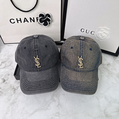 サンローランYSLロゴ CAP 帽子