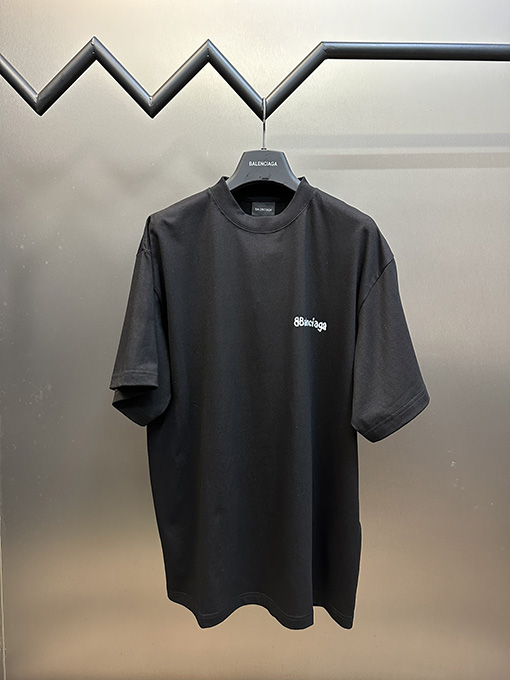 バレンシアガ サイン入りプリント半袖Tシャツ