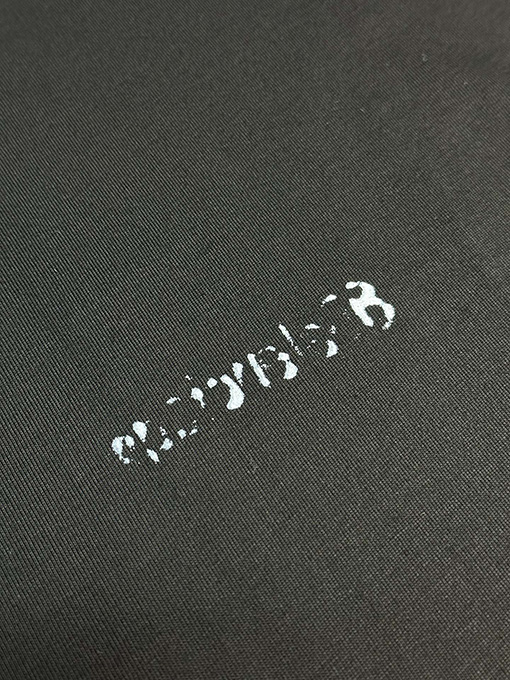 バレンシアガ  サイン入りプリント半袖Tシャツ