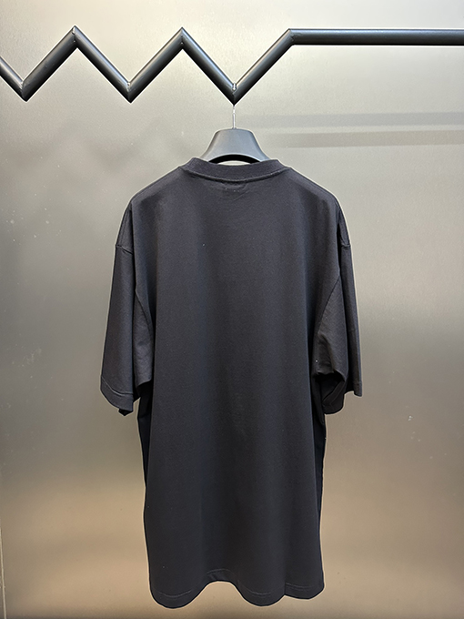 バレンシアガ スタイリッシュなワイヤレスプリント半袖Tシャツ