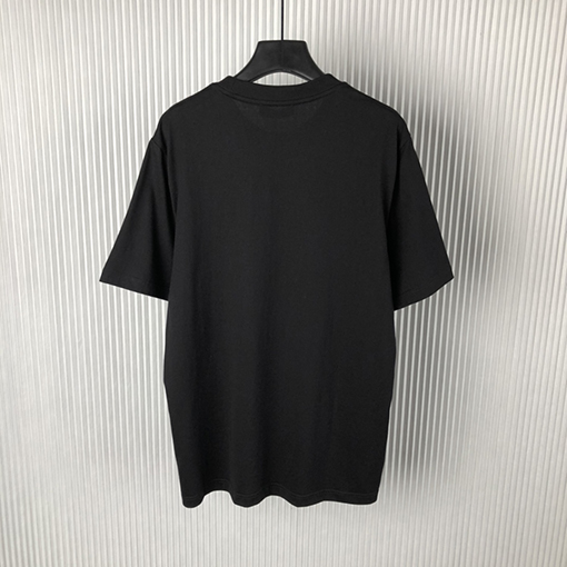 プラダ 新しい立体逆三角文字半袖Tシャツ