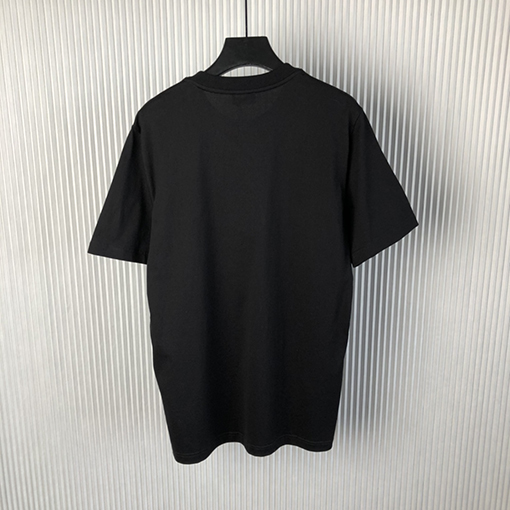 セリーヌコピー 新しいラインアルファベットラウンドネック半袖Tシャツ