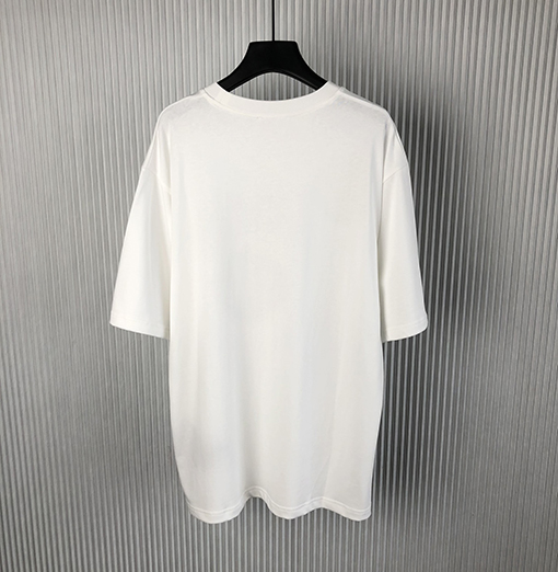  プラダ  新しい金属三角マーク半袖純綿半袖Tシャツ