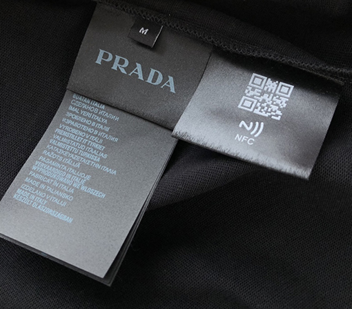  プラダ  新しい金属三角マーク半袖純綿半袖Tシャツ