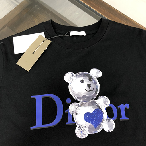 ディオール  デジタルプリントロゴファッション半袖Tシャツ