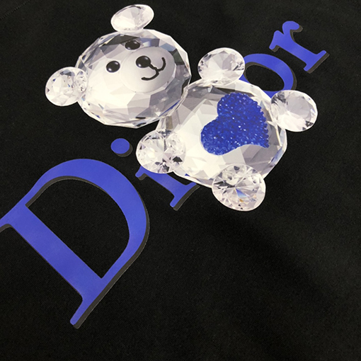 ディオール  デジタルプリントロゴファッション半袖Tシャツ