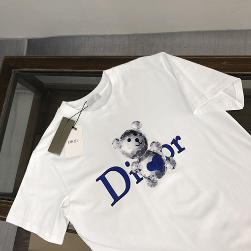 ディオール  デジタルプリントロゴファッション半袖Tシャツ