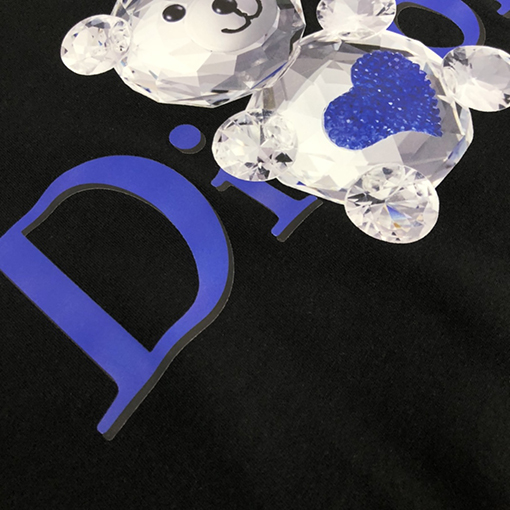 ディオール  デジタルプリントロゴファッション半袖Tシャツ
